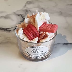 bougie chantilly pomme d'amour